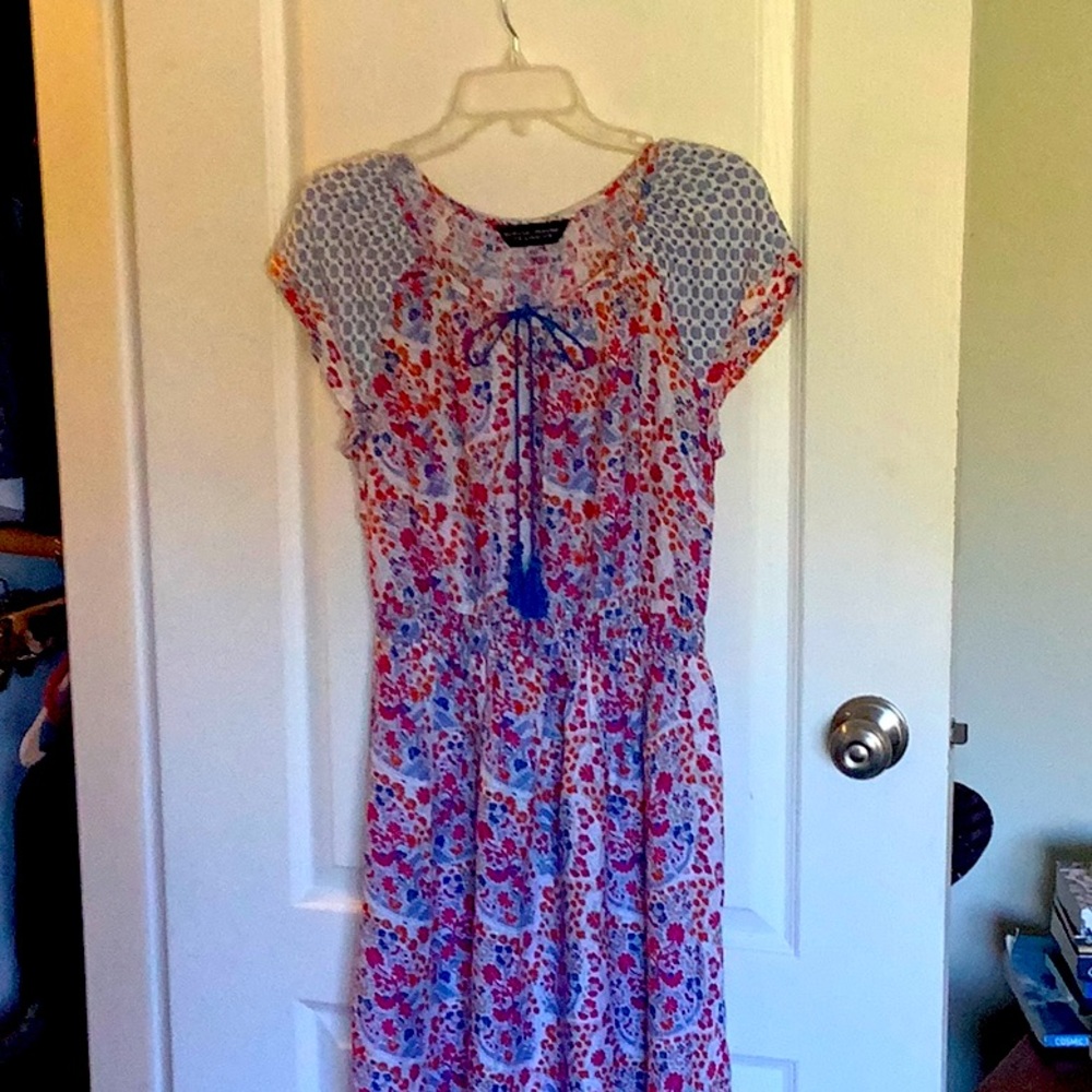 Dorothy Perkins summer dress multi coloured.